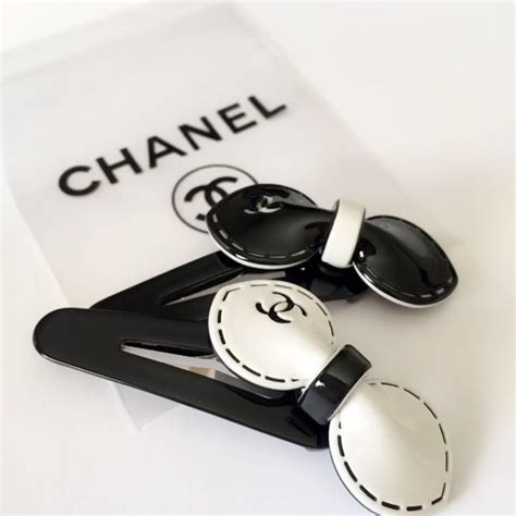 chanel vip hair clip|chanel bows for hair.